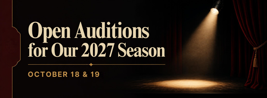2027 Open Auditions banner